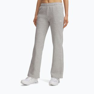 Hose Damen Under Armour Rival Fleece Piped mod gray light heather white