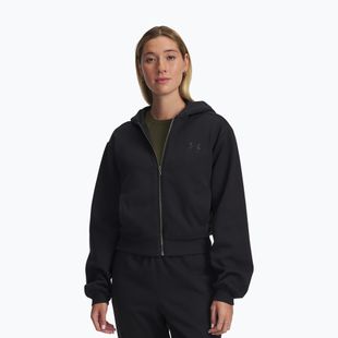 Damen Trainings-Fleecejacke Under Armour Icon Vida Fleece FZ black/black