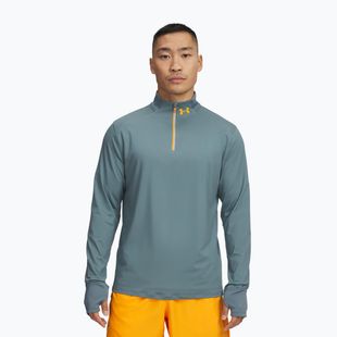 Herren-Langarm-Laufshirt Under Armour Launch Pro 1/4 Zip jasper blue/reflective