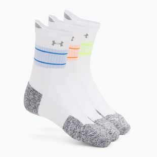 Socken Under Armour Velociti Run Cushion 3 Paar white/white/reflective