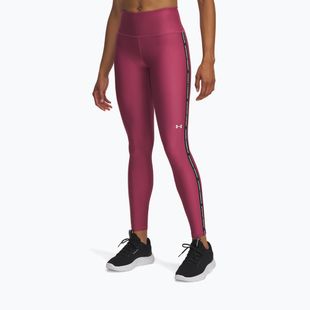Damenleggings Under Armour Tech Wordmark Tape fuchsia dusk/black/white