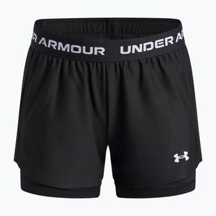 Trainingsshorts für Kinder Under Armour UA Tech Play Up 2IN1 Shorts black/black/white