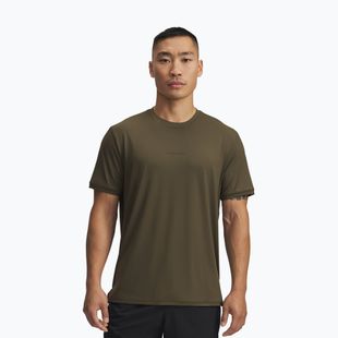 Herren Trainingsshirt Under Armour Project Rock Iso Chill expedition green/baroque green