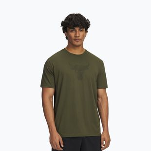 Trainingsshirt Herren Under Armour Project Rock Payoff Graphic expedition green/black