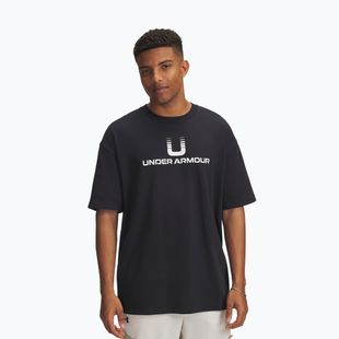 Shirt Herren Under Armour Logo Heayweight black/white