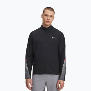 Herren-Laufjacke Under Armour Velociti Storm black/castlerock/reflective
