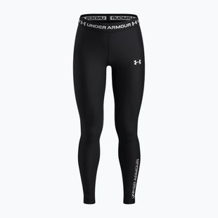 Kinderleggings Under Armour HeatGear Graphic Leggings black/white