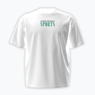 Herren Trainingsshirt Under Armour Heavyweight Sports white/midnight navy