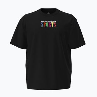 Herren Trainingsshirt Under Armour Heavyweight Sports Ultimate Black/White