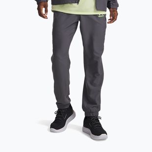 Herrenhose Under Armour Tech Sport castlerock/black/lumos lime