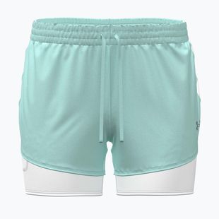 Damen Laufshorts Under Armour Velociti Pro 4" 2N1 refresh mint/castlerock
