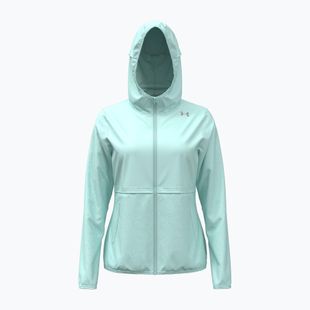 Damen-Laufjacke Under Armour Velociti Pro Storm refresh mint/castlerock