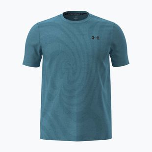 Herren Trainings-T-Shirt Under Armour Vanish Seamless Novelty Blue Haze/Black