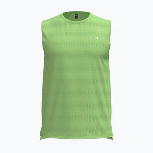Under Armour Velociti Tank lumos lime/white Herren Laufshirt