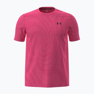Herren Training-T-Shirt Under Armour Vanish Seamless Novelty bittersweet pink/black