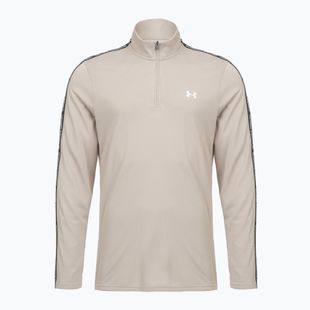 Herren-Sweatshirt Under Armour Tech Taping 1/2 Zip timberwolf taupe/black/white
