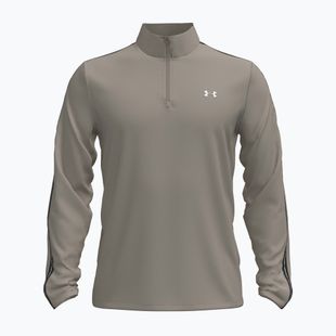 Herren-Sweatshirt Under Armour Tech Taping 1/2 Zip timberwolf taupe/black/white