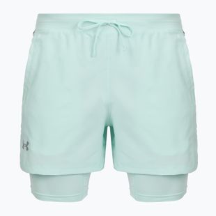 Laufshorts für Herren Under Armour Launch 5" 2IN1 refresh mint/castlerock