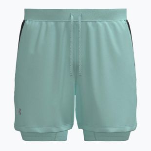 Laufshorts für Herren Under Armour Launch 5" 2IN1 refresh mint/castlerock