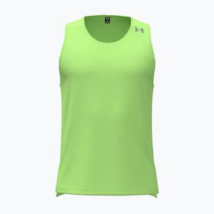Under Armour Velociti Pro Singlet lumos lime/white Herren Laufshirt
