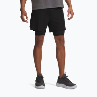 Herren-Trainingsshorts Under Armour Vanish Elite 2IN1 Shorts ultimate black/ultimate black/ultimate black