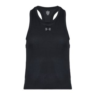 Damen-Laufshirt Under Armour Velociti Singlet black/black/metallic silver