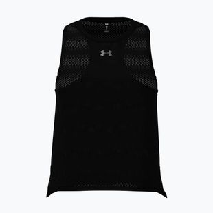 Damen-Laufshirt Under Armour Velociti Singlet black/black/metallic silver
