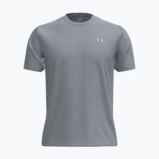 Herren Trainingsshirt Under Armour Tech Taping mod gray/black/lumos lime