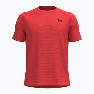 Herren Trainingsshirt Under Armour Tech Textured venom red/black