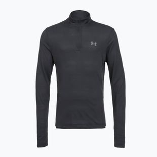 Herren-Laufpullover Under Armour Velociti 1/4 Zip black/black/metallic silver