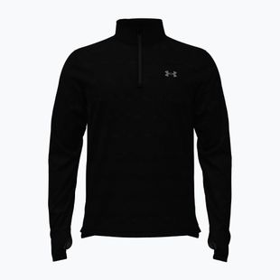 Herren-Laufpullover Under Armour Velociti 1/4 Zip black/black/metallic silver