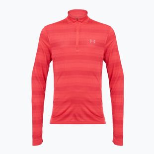 Herren-Laufpullover Under Armour Velociti 1/4 Zip lumos lime/mod gray