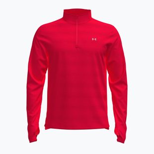 Herren-Laufpullover Under Armour Velociti 1/4 Zip lumos lime/mod gray