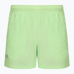 Laufshorts für Herren Under Armour Launch 5" lumos lime/white