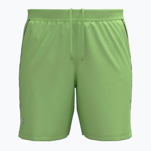 Under Armour Launch Herren-Laufshorts 7" lumos lime/white