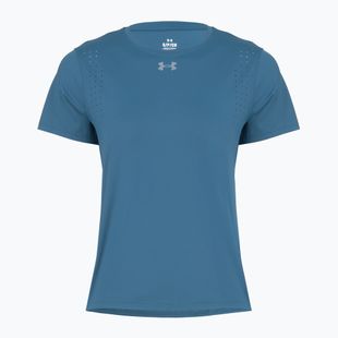 Damen-Laufshirt Under Armour Velociti Pro wham blue/hyper green/white