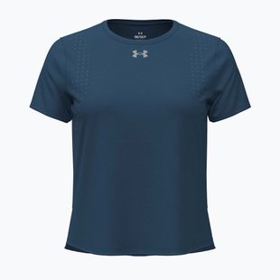 Damen-Laufshirt Under Armour Velociti Pro wham blue/hyper green/white
