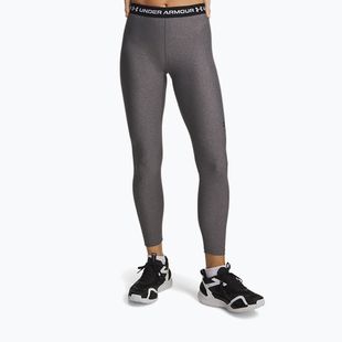 Damen Trainingsleggings Under Armour HeatGear charcoal light heather/black