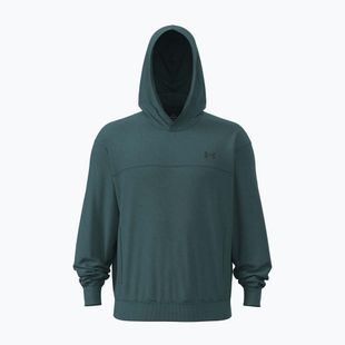 Herren Hoodie Under Armour Rival LW Hoodie rack green/black