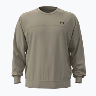 Herren-Sweatshirt Under Armour Rival LW Crew City Khaki/Black
