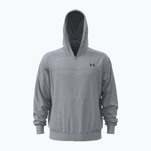 Herren-Sweatshirt Under Armour Rival LW FZ Mod Gray Light Heather/Black