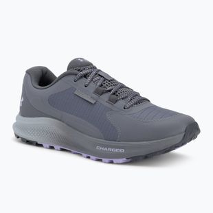 Damen-Laufschuhe  Under Armour Charged Bandit Trail 3 titan grey/castlerock/purple crest