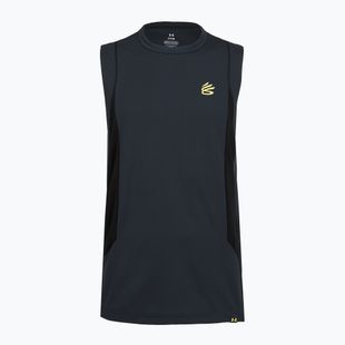 Herren-Basketballtrikot Under Armour Curry Training Tank lumin yellow