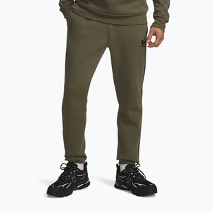 Herrenhose Under Armour Icon Fleece Jogger navy from green/black