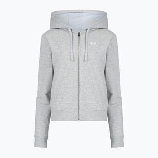 Damen-Sweatjacke Under Armour Sport Terry FZ mod gray light heather/white