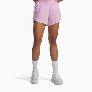 Damen Laufshorts Under Armour Fly By 3" pink dawn/white