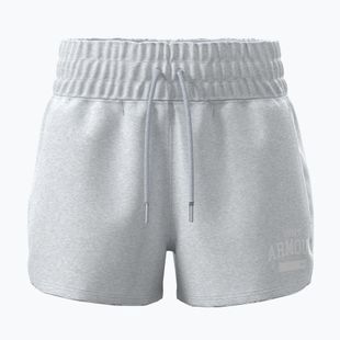 Damen-Shorts Under Armour Icon Fleece Nov mod gray light heather/white