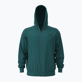 Herren-Sweatjacke Under Armour Rival LW FZ rack green/black