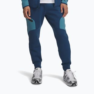 Herrenhose Under Armour Unstoppable Fleece wham blue/boundless blue/black