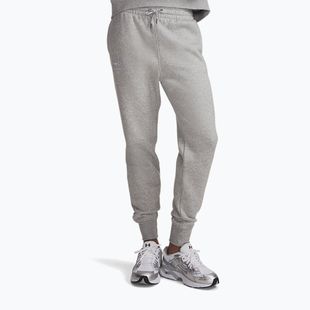 Damenhose Under Armour Icon Fleece Jogger mod gray light heather/white